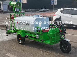 湖南株洲市場使用保定宏瑞達(dá)電動(dòng)灑水霧炮車案例